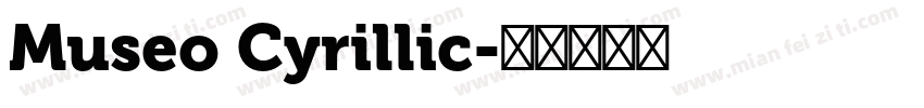 Museo Cyrillic字体转换